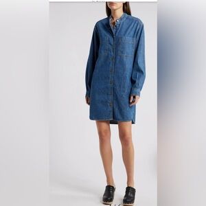 FRAME double pocket shirt dress. Size small. NWT.